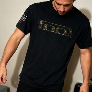 Tool Size M/L Black Graphic T-Shirt